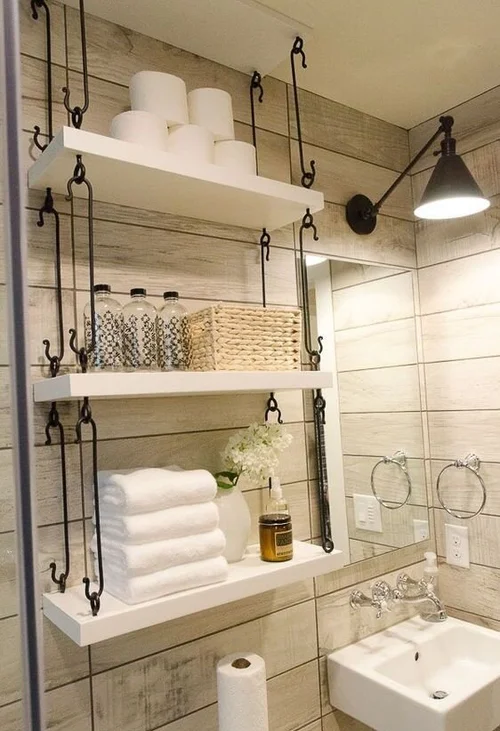 Bathroom 2024 storage hanging